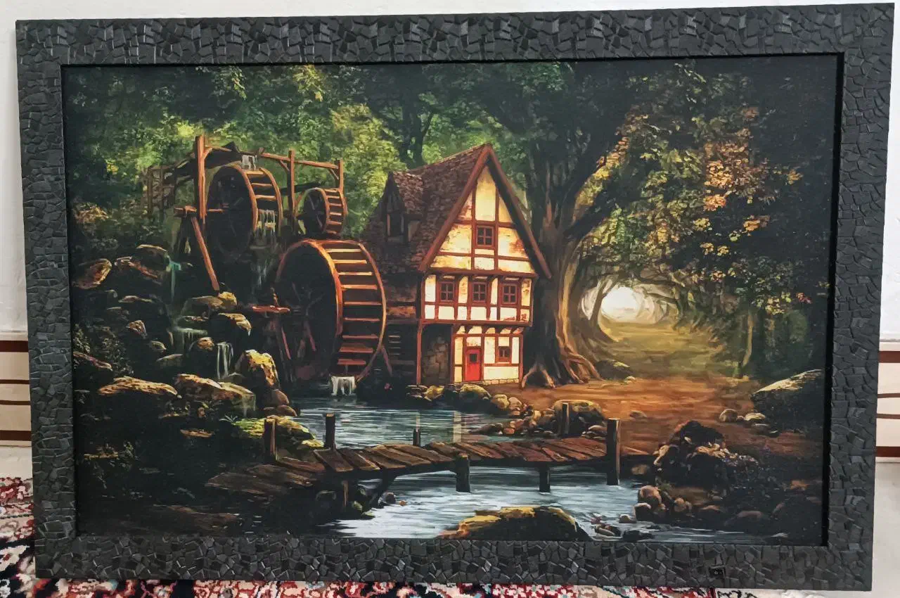 تابلو نوری خیلی جذاب|تابلو، نقاشی، عکس|قائم‌شهر, |دیوار