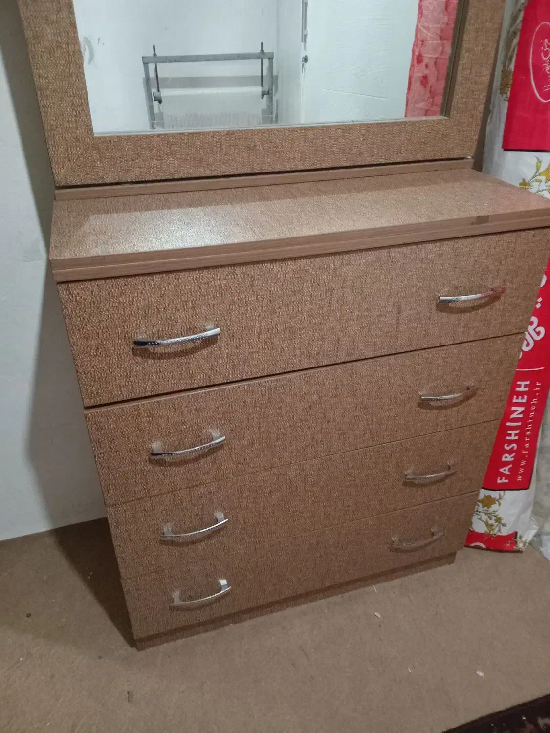 آینه دراور|جاکفشی، کمد، دراور|زنجان, |دیوار