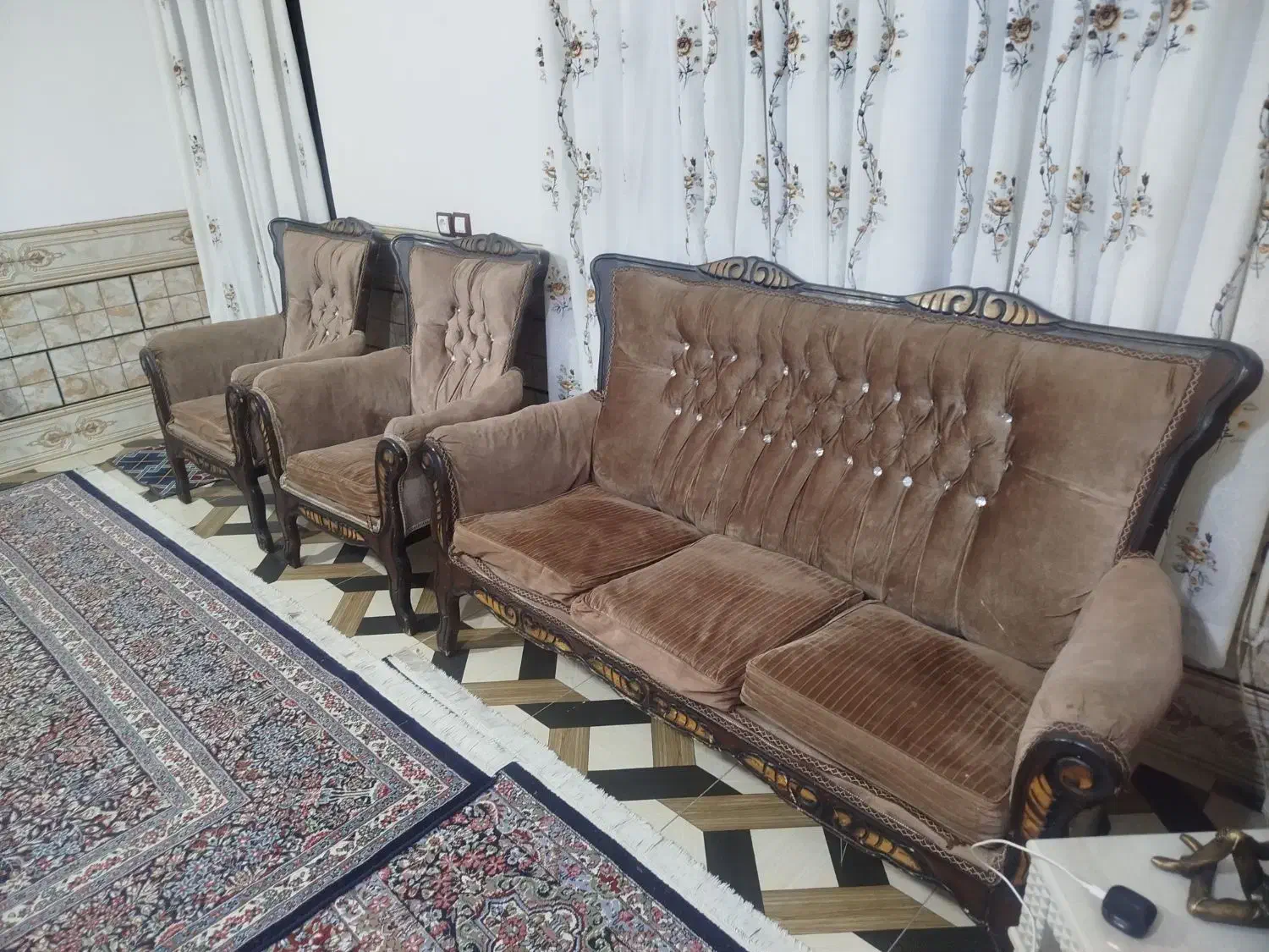 مبل هفت نفره|مبلمان خانگی و میز عسلی|چترود, |دیوار