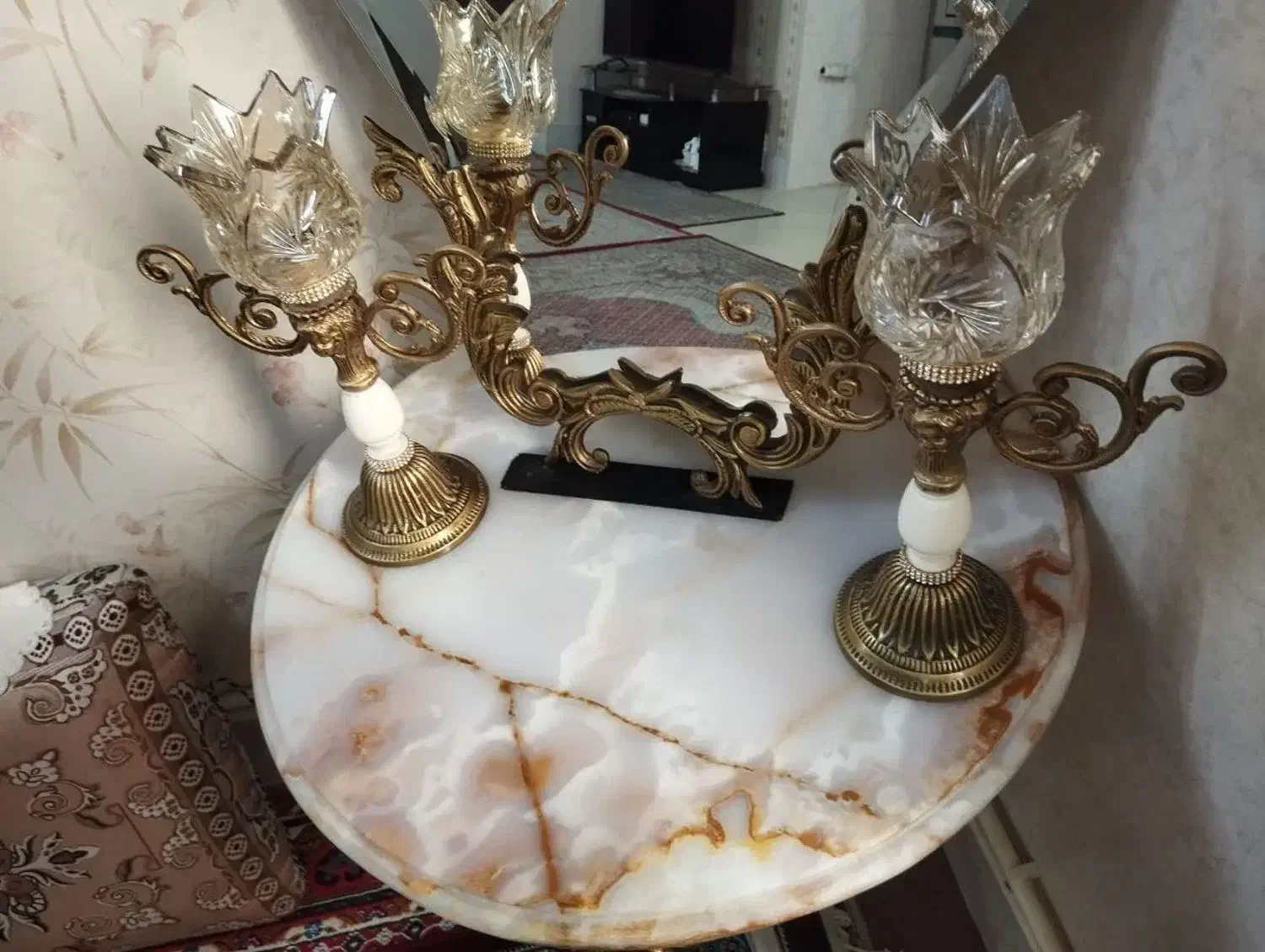 آینه شمعدون|آینه|ری, حمزه‌آباد|دیوار