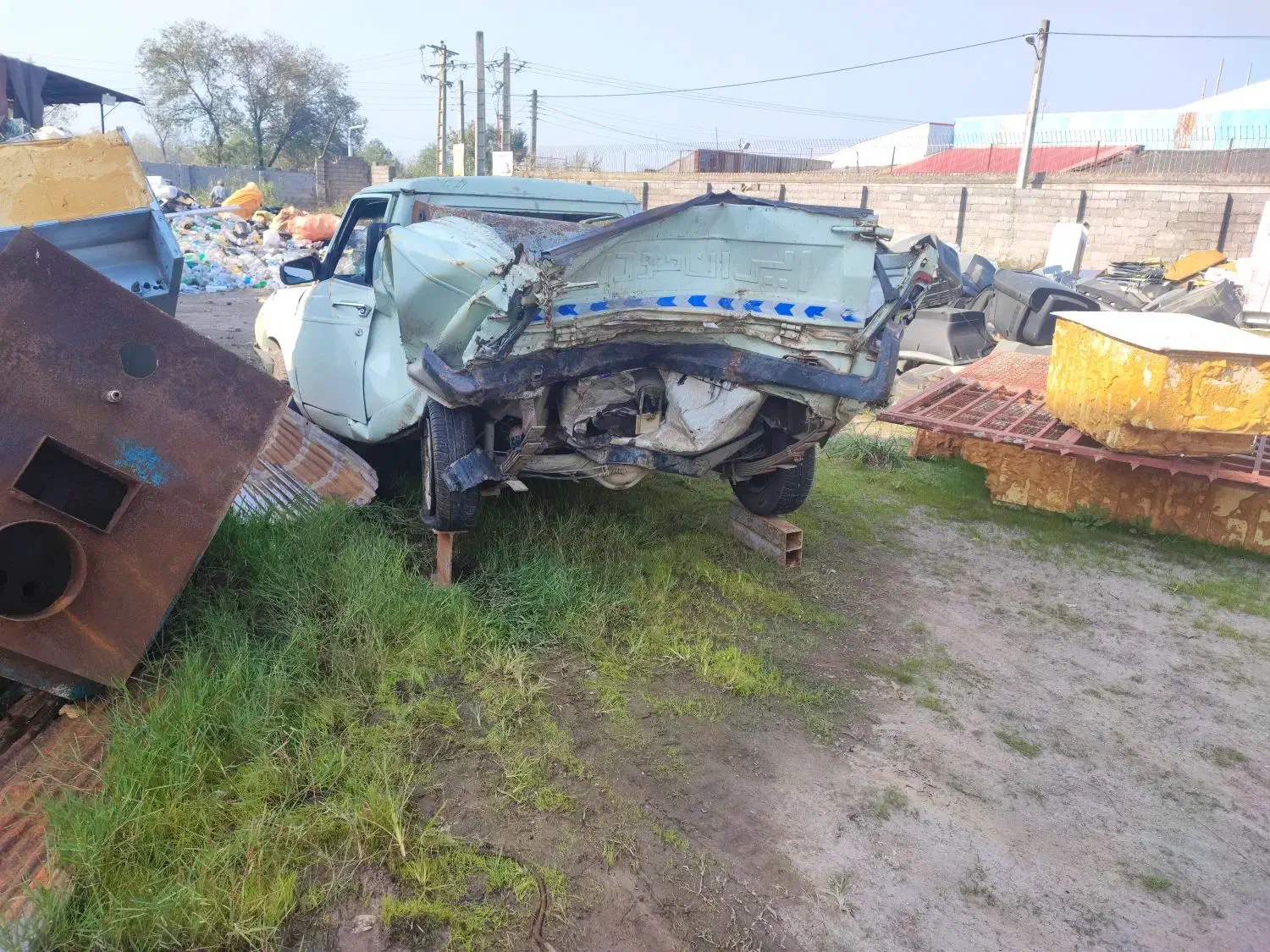 پیکان وانت مدل 90 تصادفی دوگانه شرکتی|خودرو سواری و وانت|رشت, لاکان|دیوار