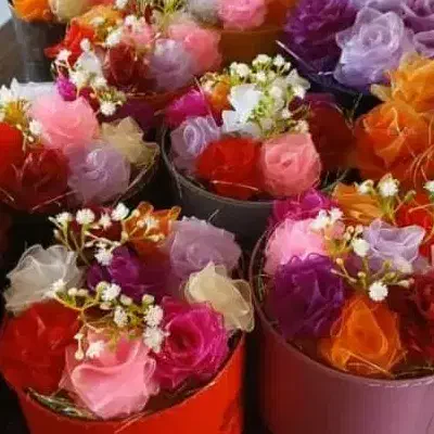 گل روبانی|گل مصنوعی|اصفهان, بهارستان|دیوار
