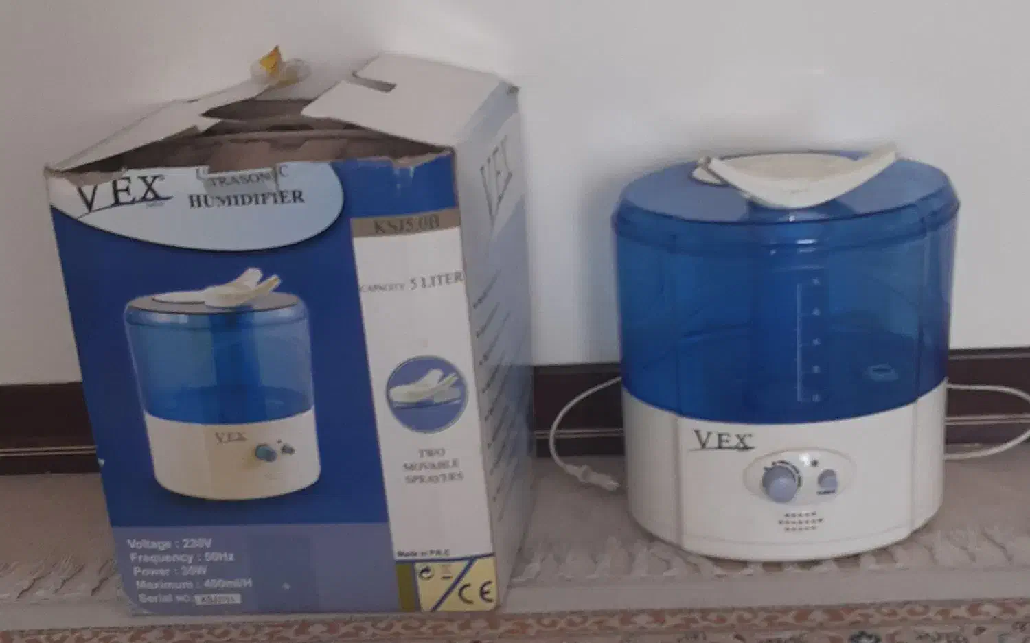 بخور سرد|پنکه و تصفیه‌کنندهٔ هوا|اصفهان, دشتستان|دیوار