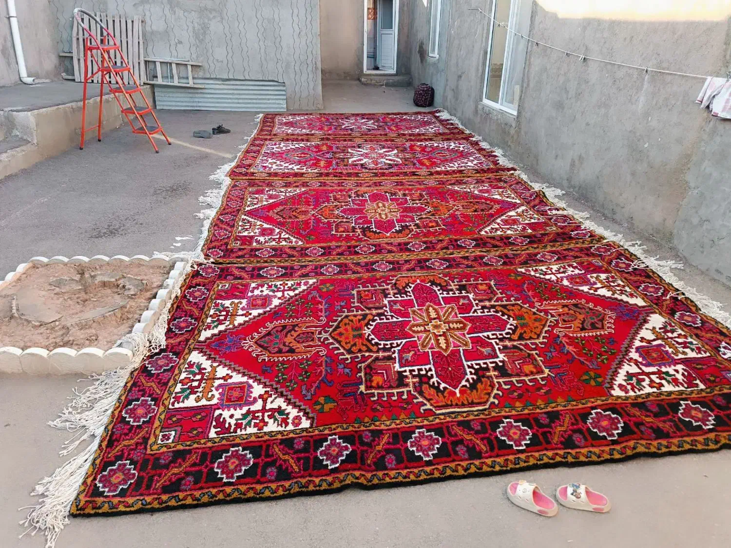 چهار عدد فرش دستبافت 6متری|فرش|تبریز, |دیوار