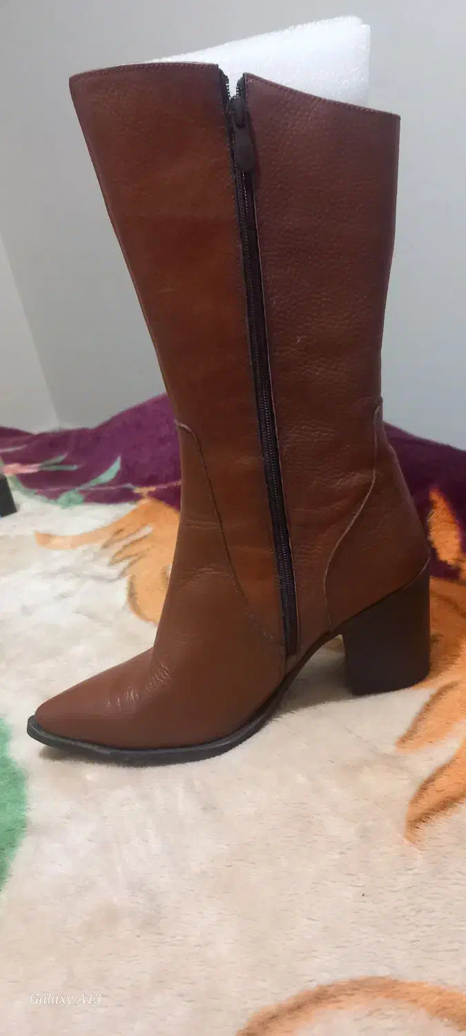 پوتین چرم طبیعی|کیف، کفش، کمربند|قم, شهرک فاطمیه|دیوار