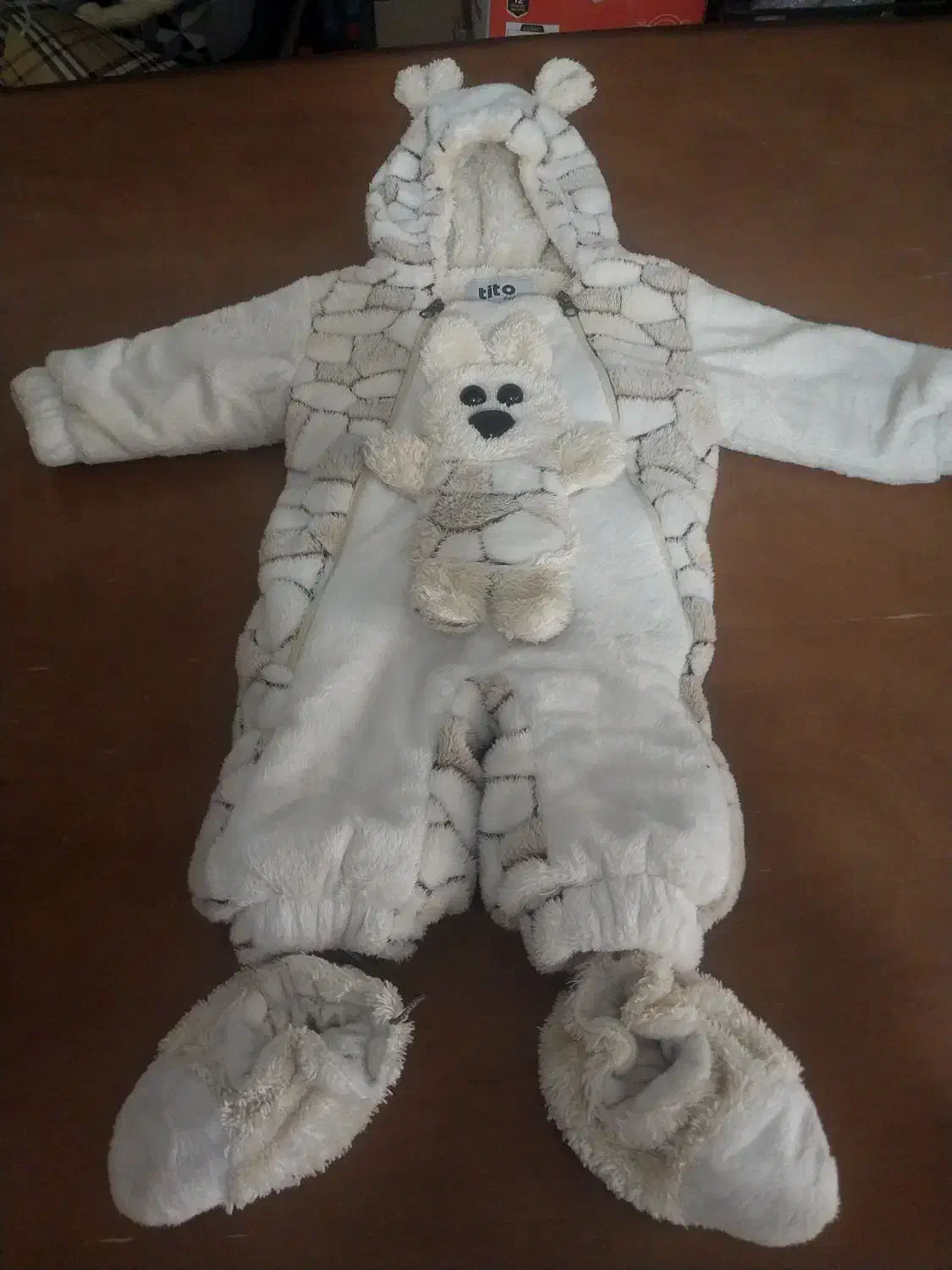 کاپشن سرهمی نوزاد|کفش و لباس بچه|کاشمر, |دیوار