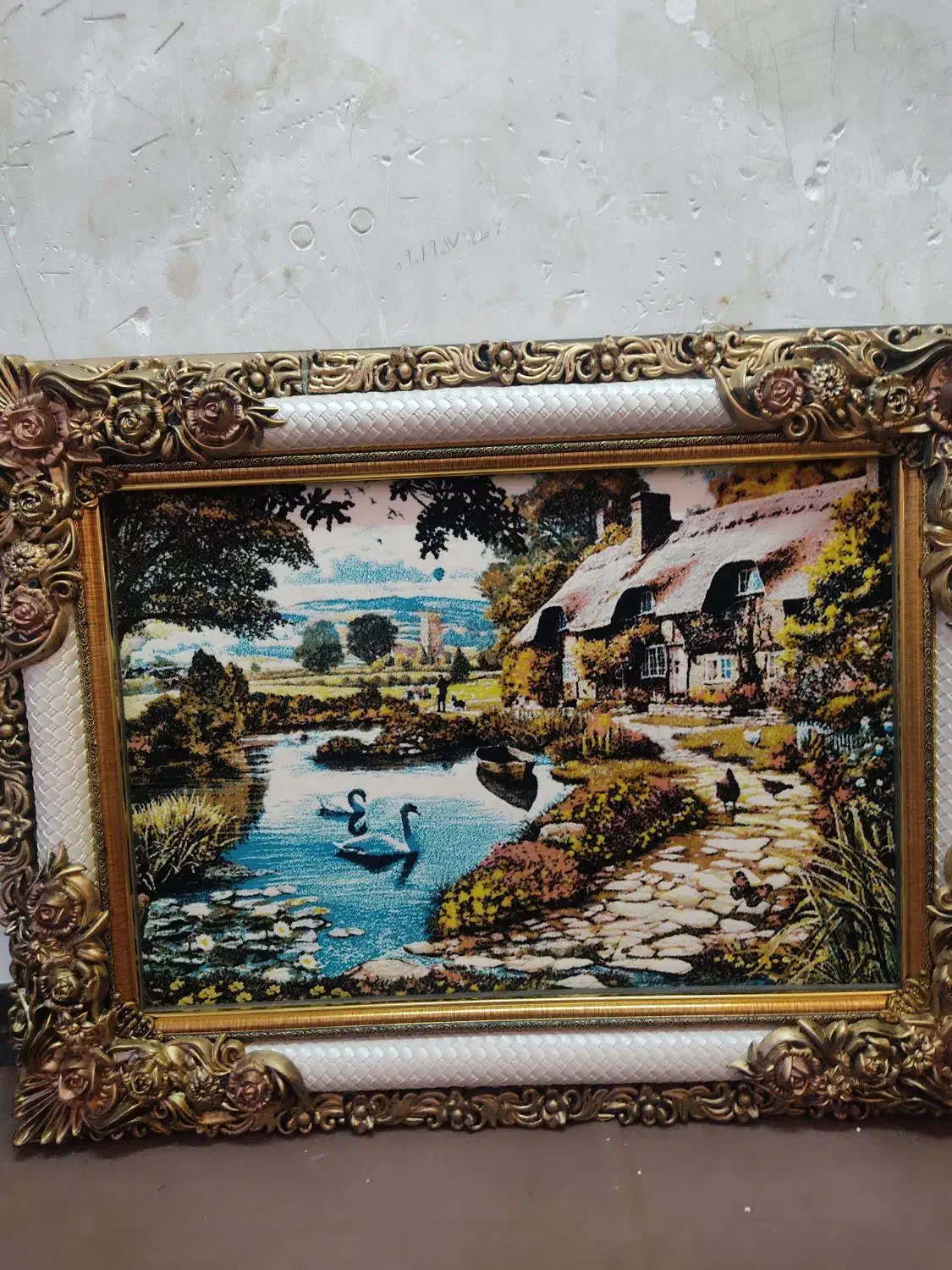 دو عدد قاب دیواری|تابلو فرش|دوگنبدان, |دیوار