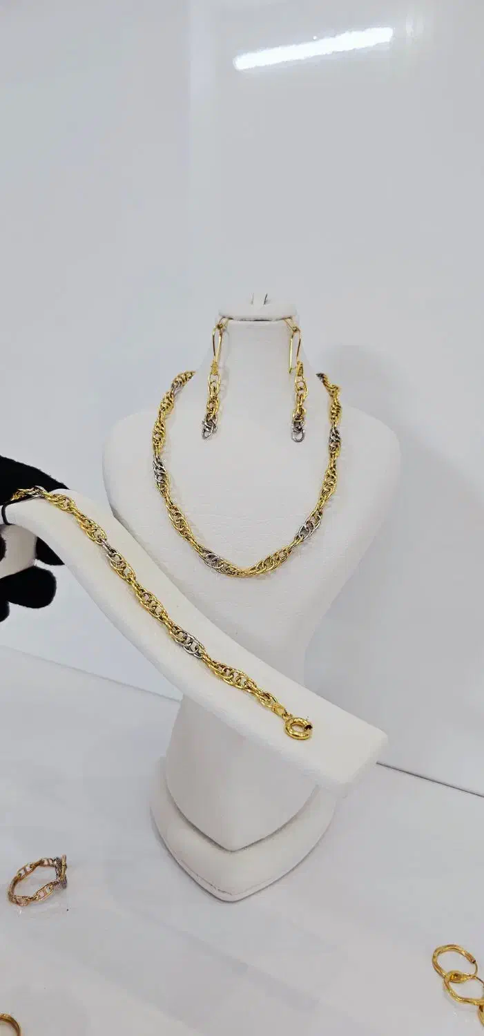 دستبند و گردنبنـد شانل طلا|جواهرات|کاشان, امیرکبیر|دیوار