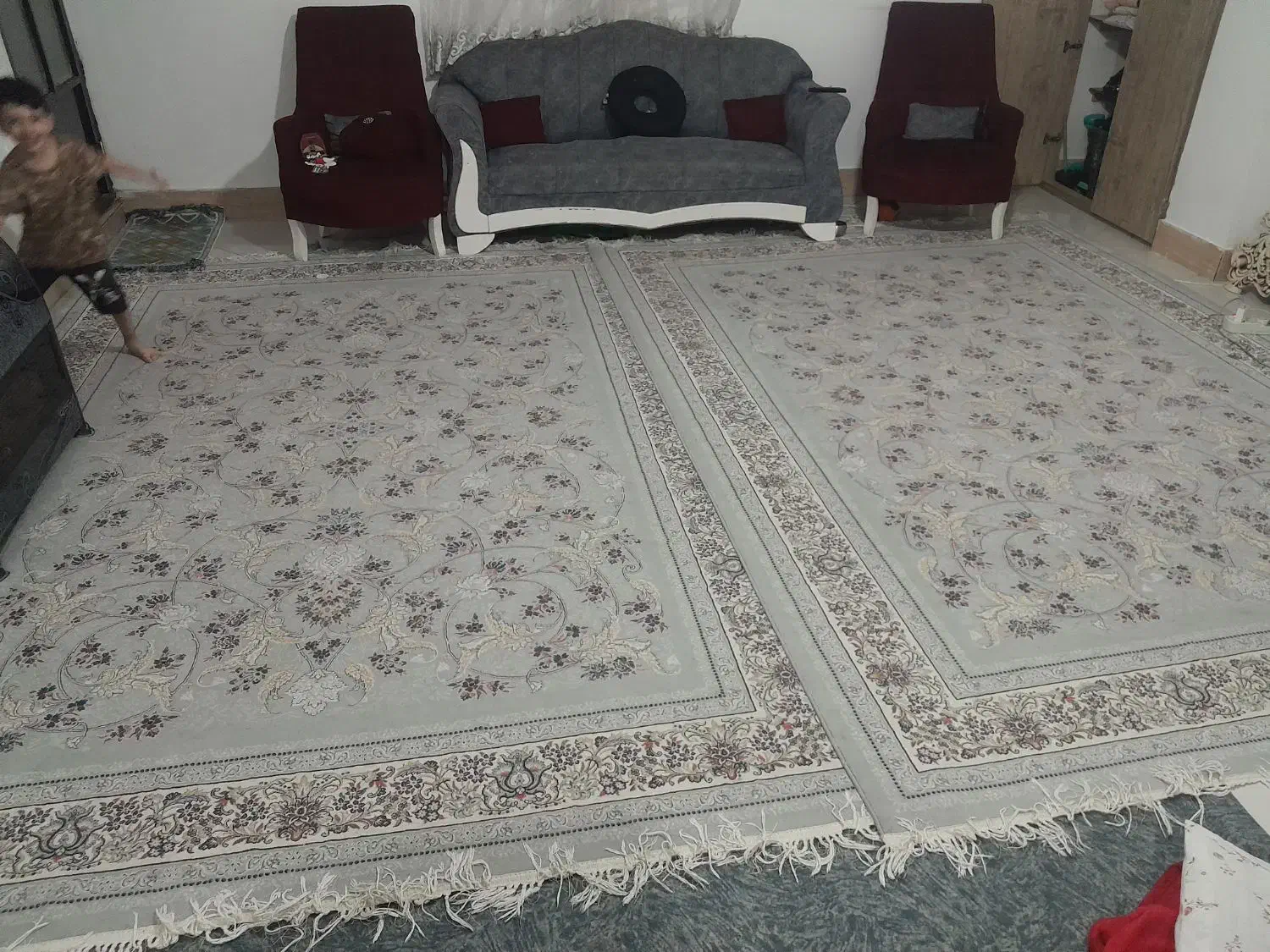 فرش 9متری جفت700شانه|فرش|رباطکریم, رباطکریم|دیوار