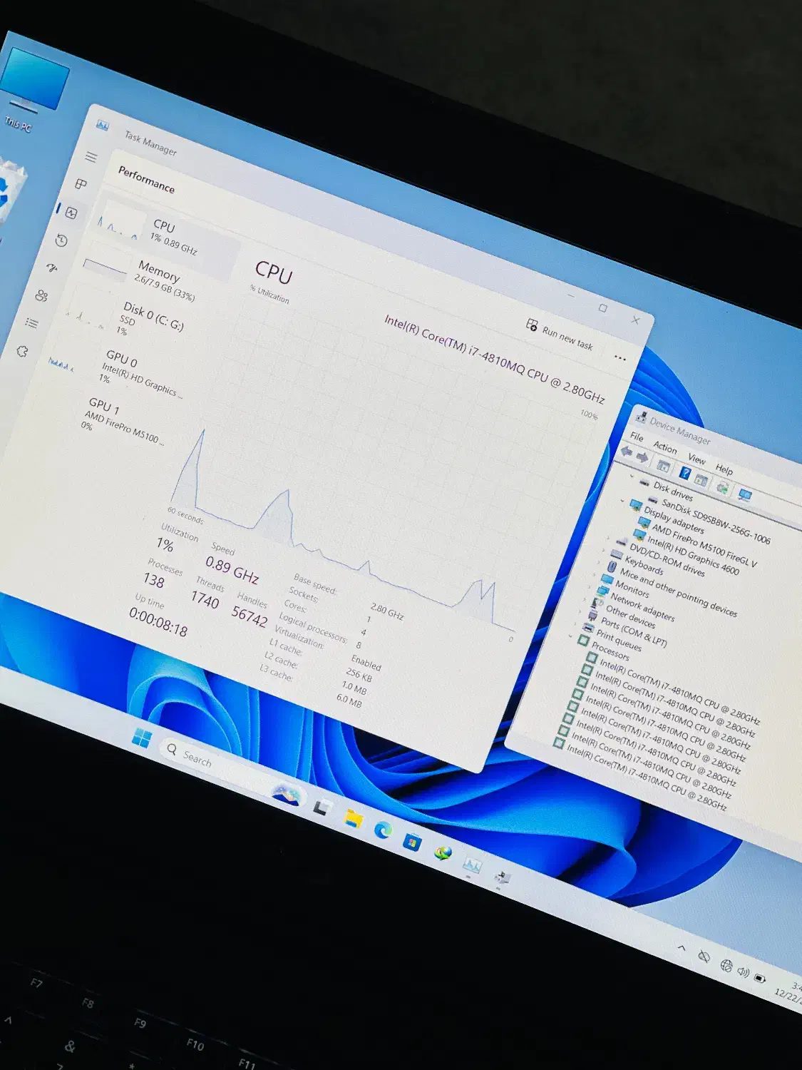 لپتاپ Dell M4800 گیمینگ i7 4810MQ گرافیک مجزا|رایانه همراه|شیراز, شهرک پرواز|دیوار