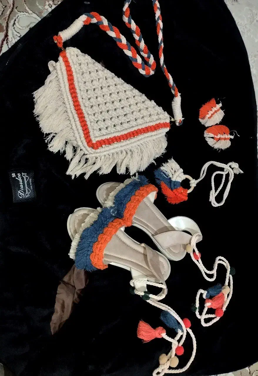 صندل و کیف ساحلی جذاب|کیف، کفش، کمربند|رزن, |دیوار