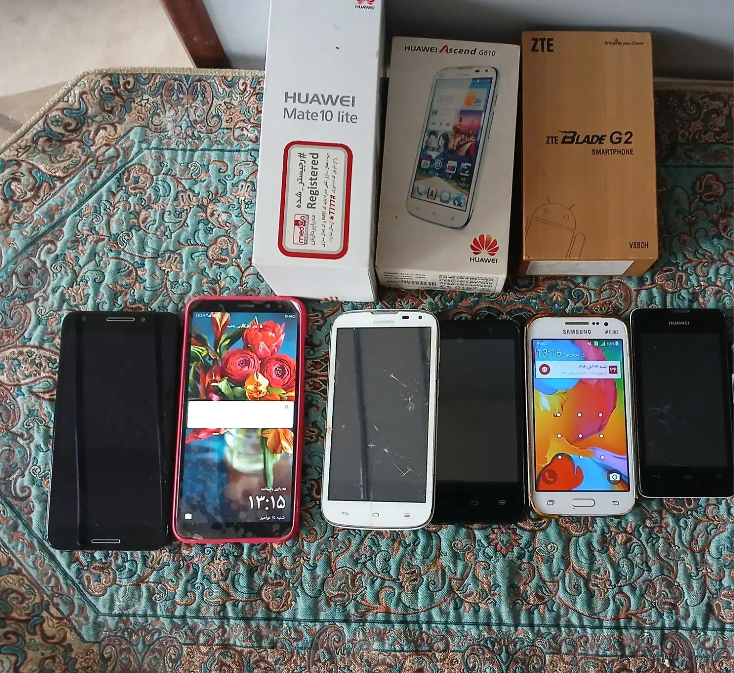 گوشی کارکرده و خاموش|موبایل|کرج, شهرک بنفشه|دیوار