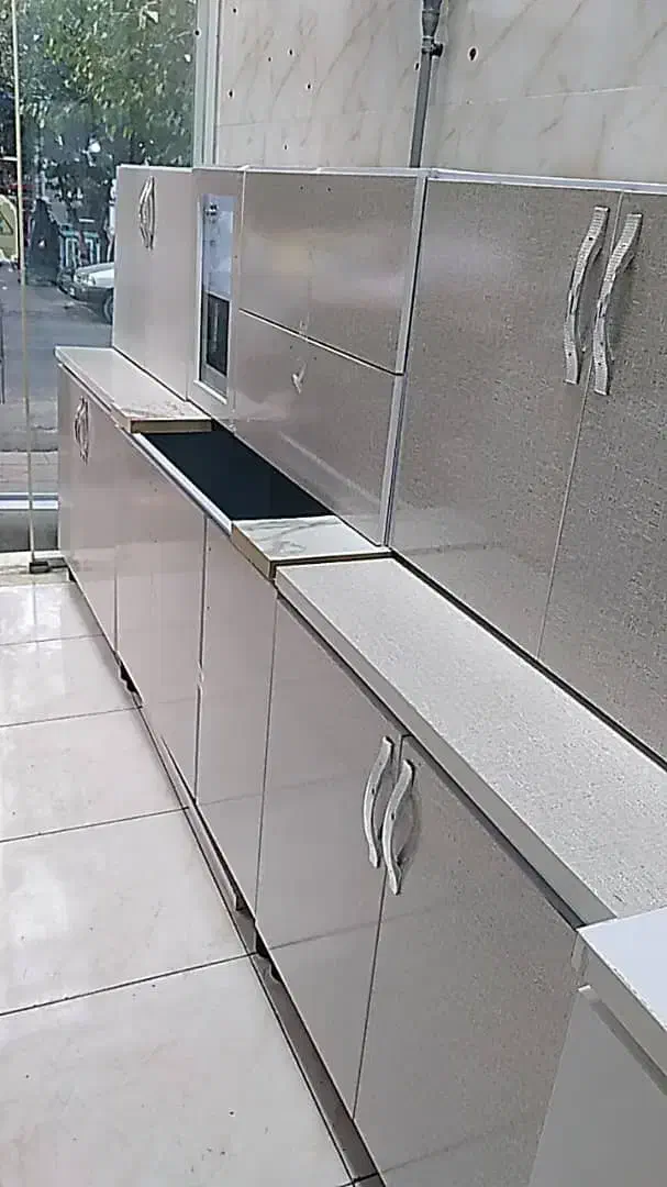 کابینت بدنه فلزی گالوانیزه درب ام دی اف|مصالح و تجهیزات ساختمان|مشکیندشت, |دیوار