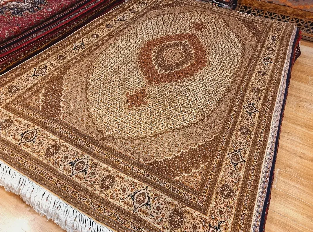 ۶متری دستباف کرم رنگ نقشه ماهی|فرش|تهران, اکباتان|دیوار