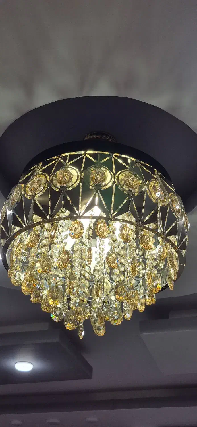 دو عدد لوستر|لوستر و چراغ آویز|سلماس, |دیوار