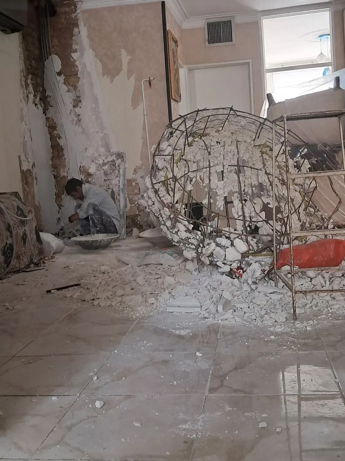 نقاشی بازسازی|خدمات پیشه و مهارت|تهران, فرمانیه|دیوار