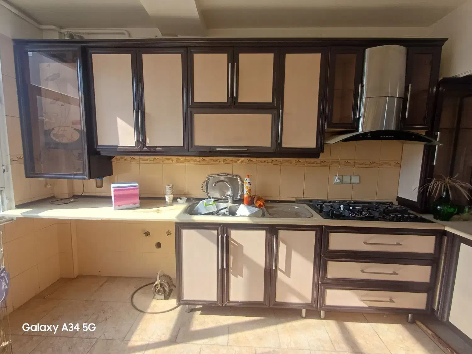 کابینت بدنه فلزی|آب‌چکان و نظم‌دهنده ظروف|مشکین‌دشت, |دیوار