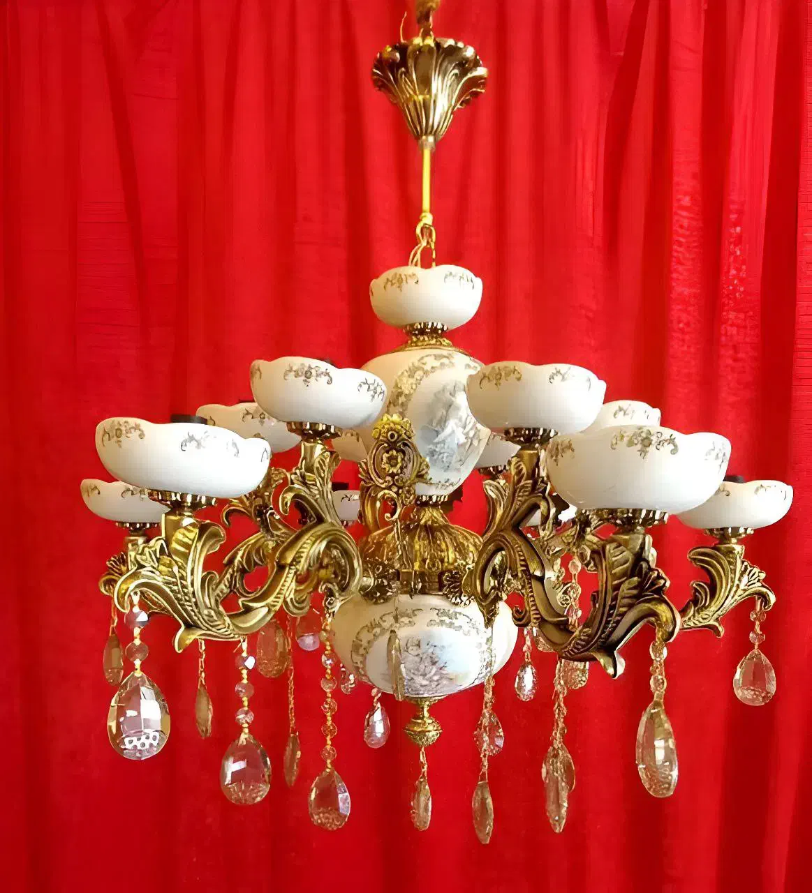 لوستر های برنزی جدید|لوستر و چراغ آویز|قم, شهرک امام حسن|دیوار