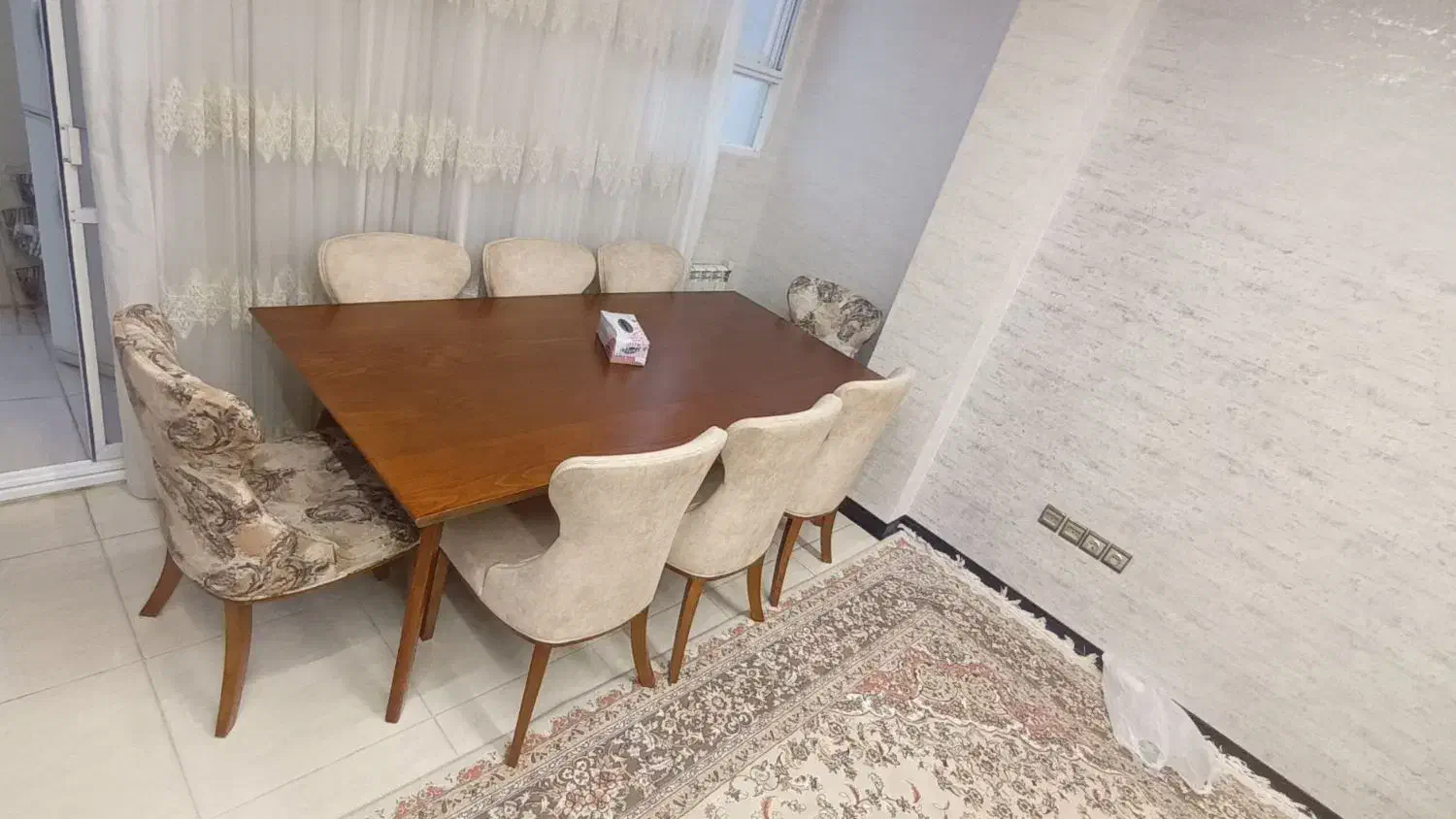 میز ناهار خوری ۸نفره|میز و صندلی غذاخوری|اصفهان, بهارستان|دیوار