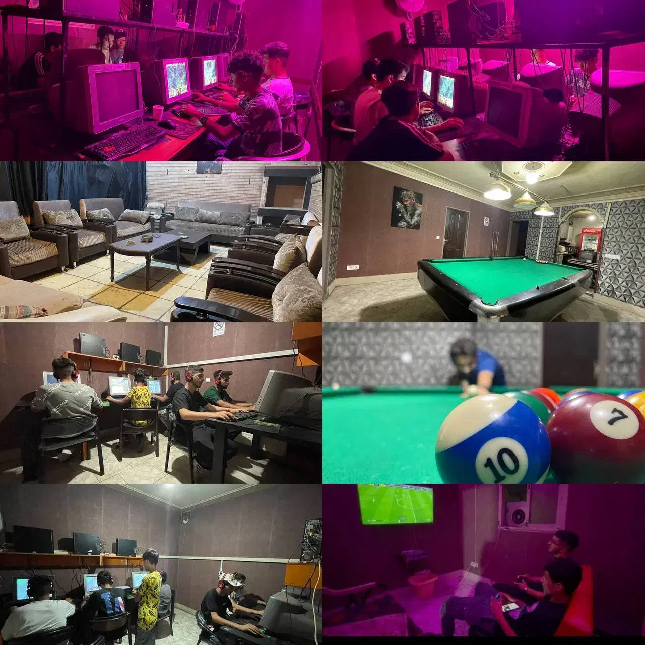 فروش ۱۰تا سیستم گیم نت کامل|رایانه رومیزی|ری, اقدسیه|دیوار