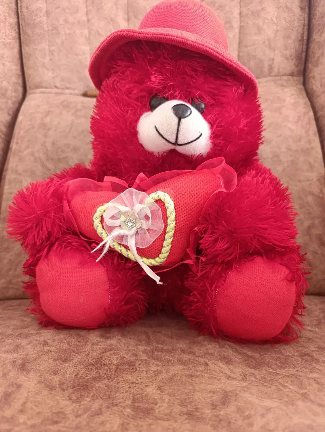 خرس قلبی قرمز|اسباب‌بازی بچه|اردکان, |دیوار