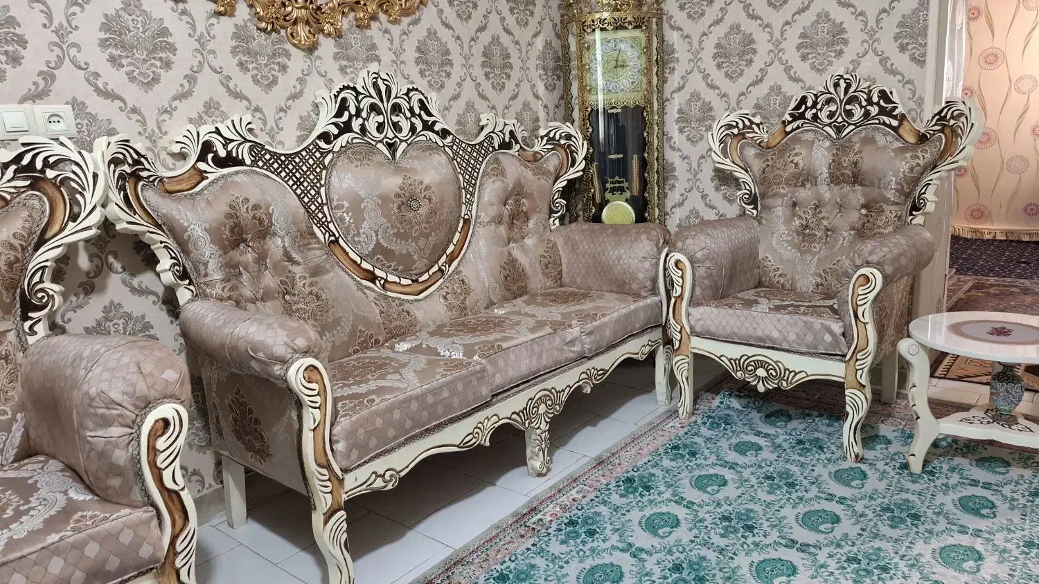 مبلمان ۷نفره|مبلمان خانگی و میز عسلی|پاکدشت, پاکدشت (مامازند)|دیوار