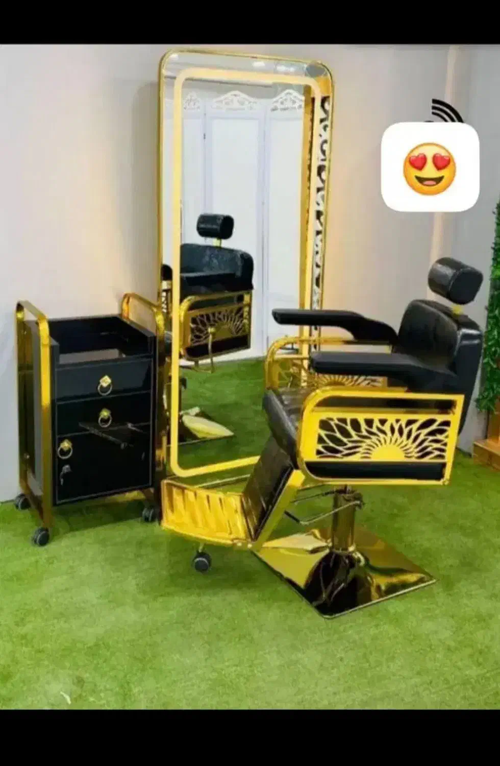 صندلی پدالی ترولی اینه  تجهیزات آرایشگاهی سرشور|آرایشگاه و سالن‌های زیبایی|تهران, نعمت‌آباد|دیوار
