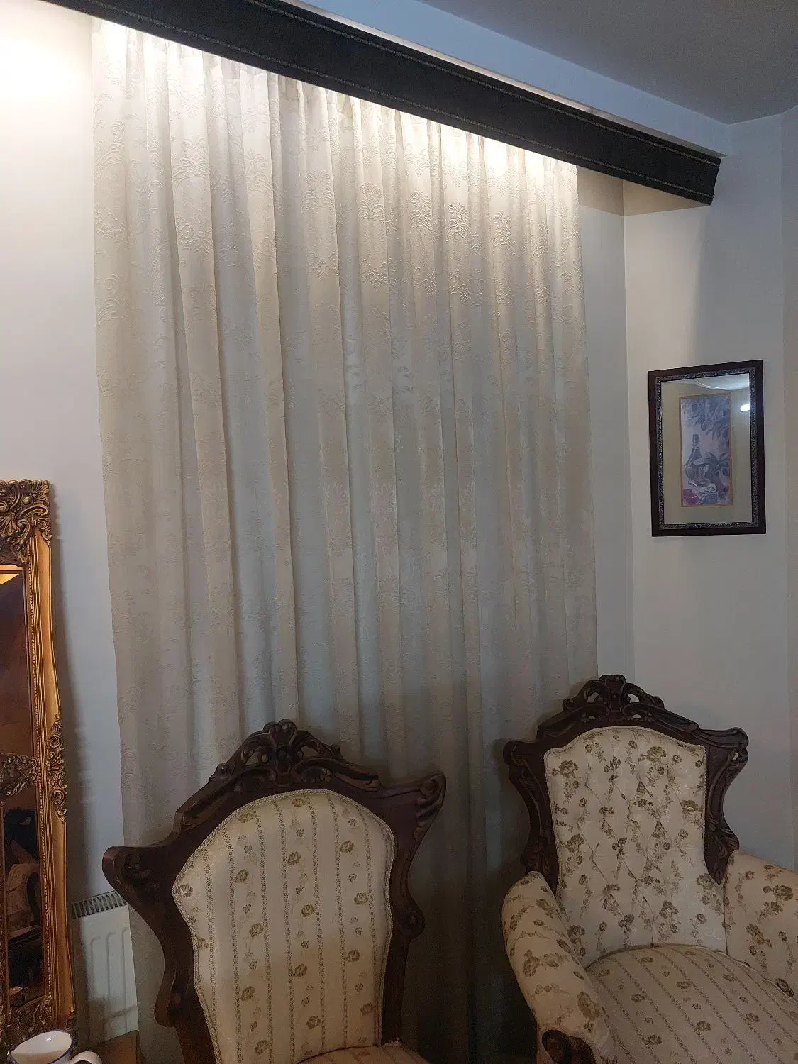 پرده حریر طرحدار و ساده|پرده، رانر، رومیزی|مشهد, تربیت (صدف)|دیوار