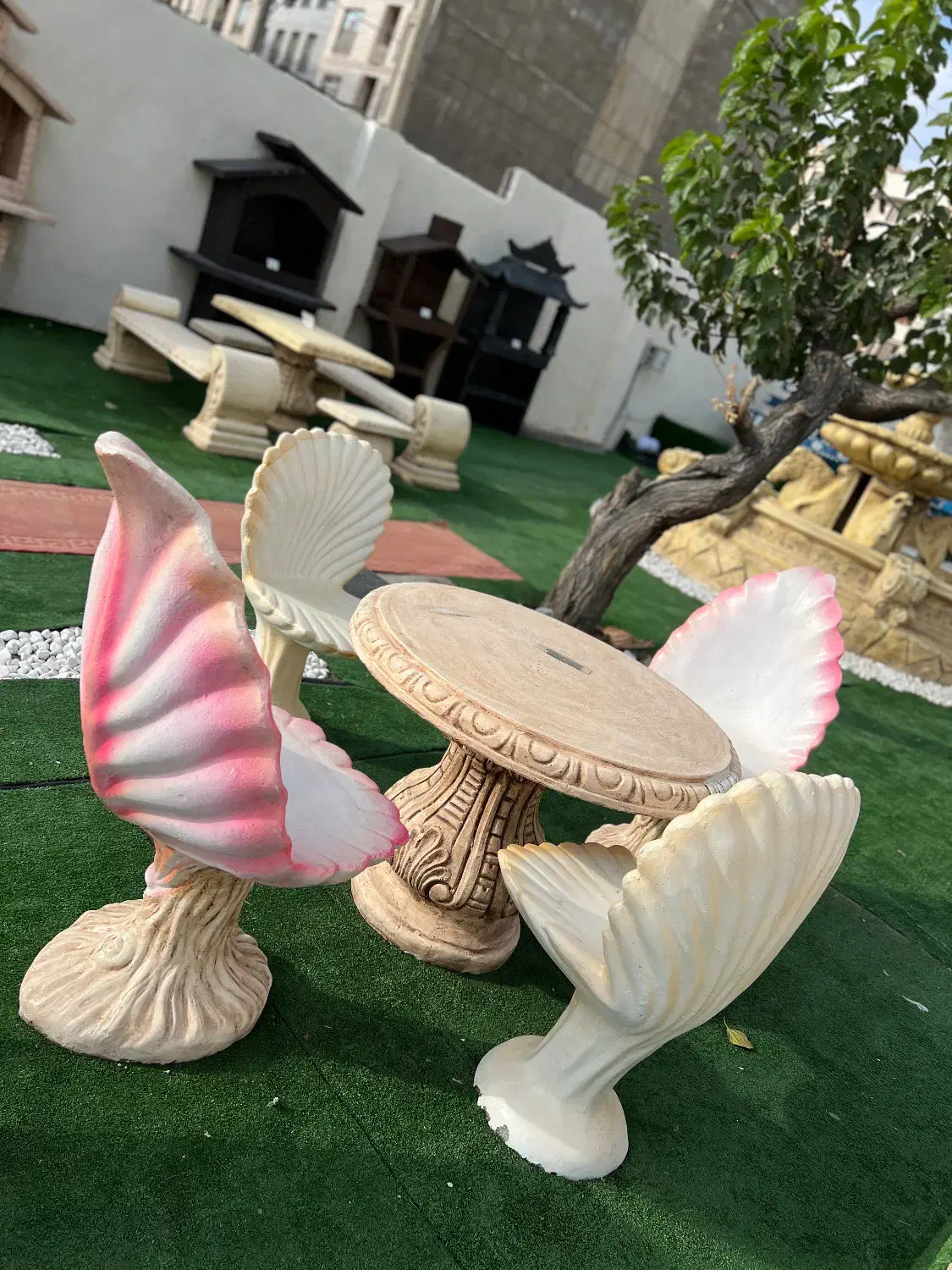 میز نیمکت مبلمان شهری بتنی فلزی مقاوم|صندلی و نیمکت|بهبهان, |دیوار