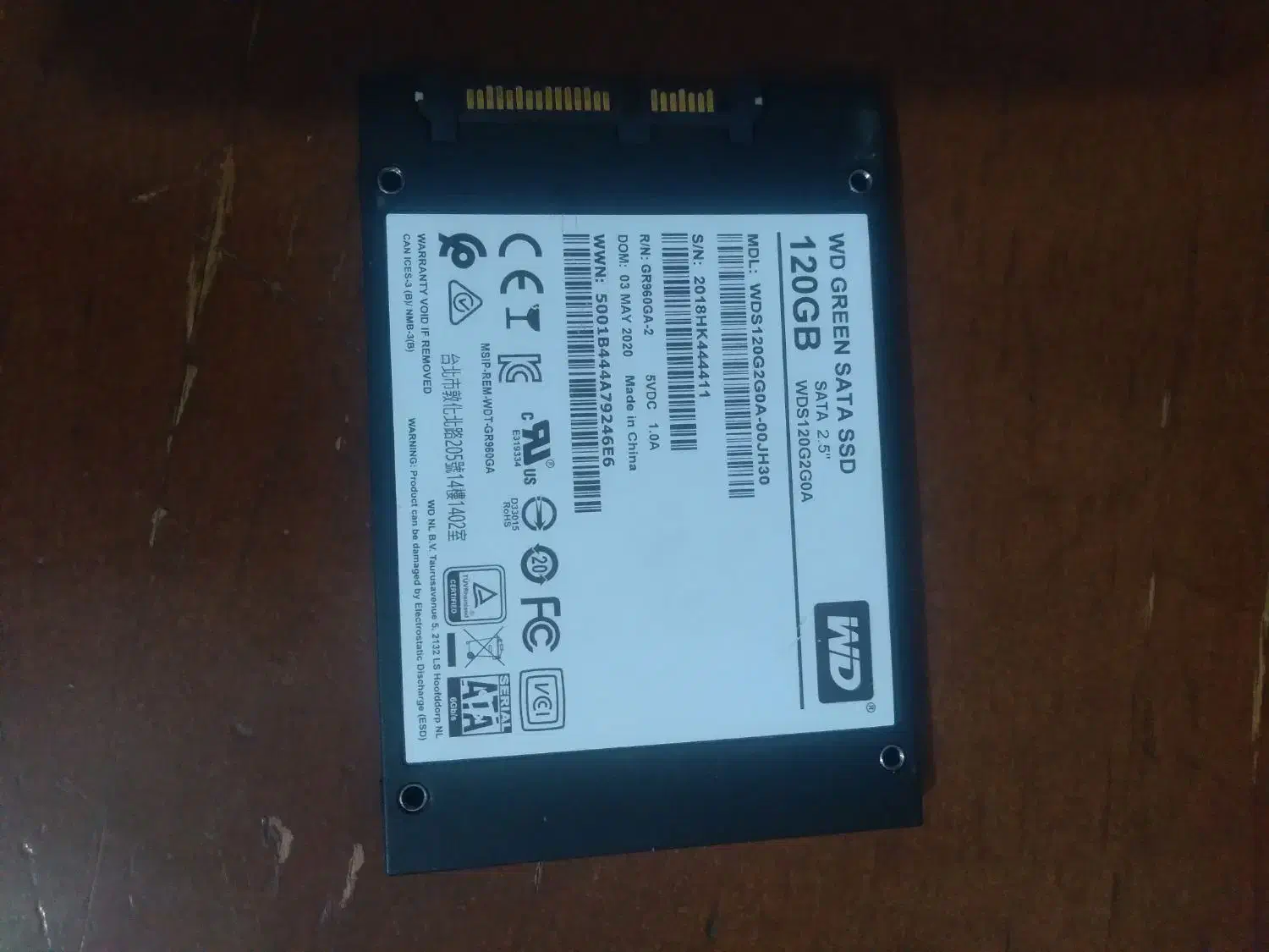 Sata ssd 120gb|قطعات و لوازم جانبی رایانه|پردیس, فاز ۳|دیوار