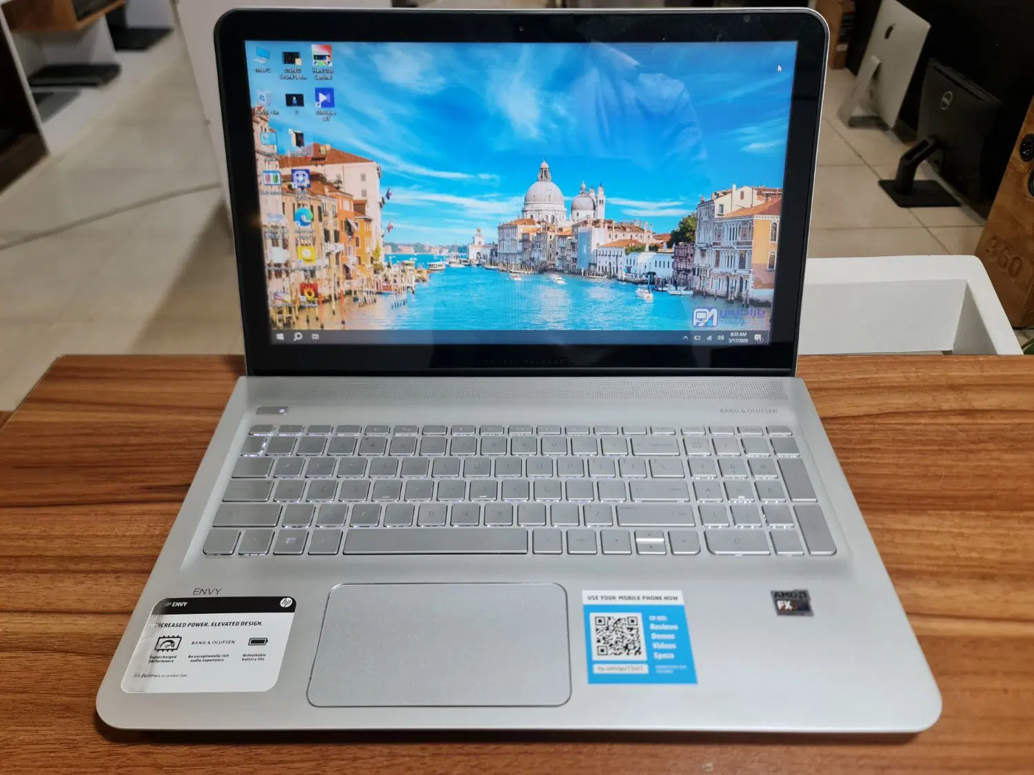 لپتاپ دانشجویی hp envy صفحه لمسی تمیز و کم کار|رایانه همراه|شیراز, فرگاز|دیوار