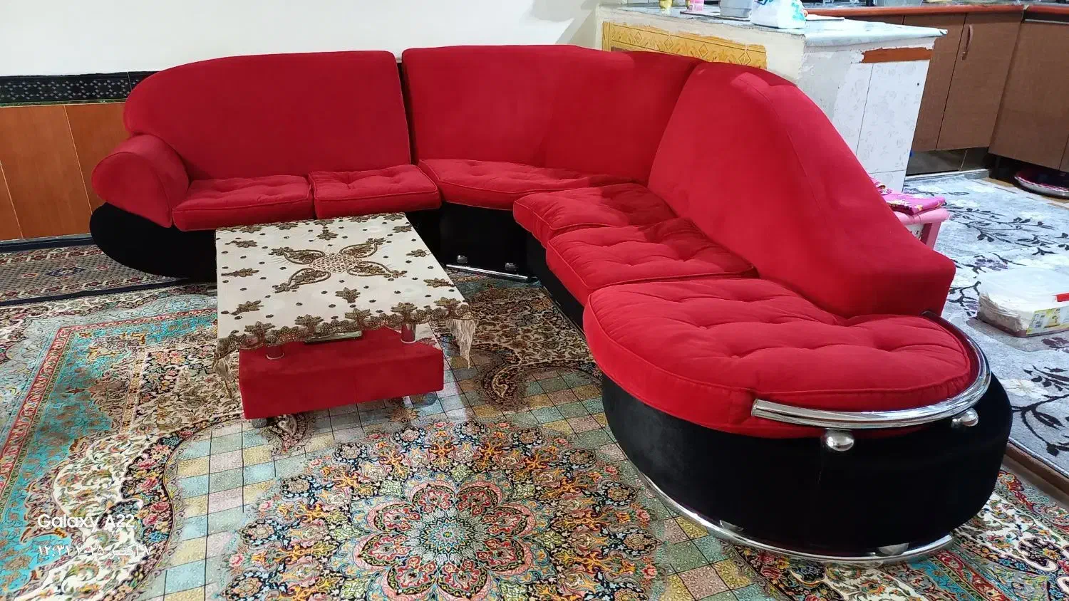 مبل راحتی ۷نفری مدل L|مبلمان خانگی و میز عسلی|پارس‌آباد, |دیوار