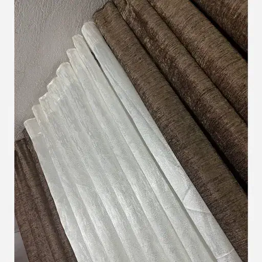 پرده پانچی حریر برجسته ترک|پرده، رانر، رومیزی|اهواز, زیتون کارگری|دیوار