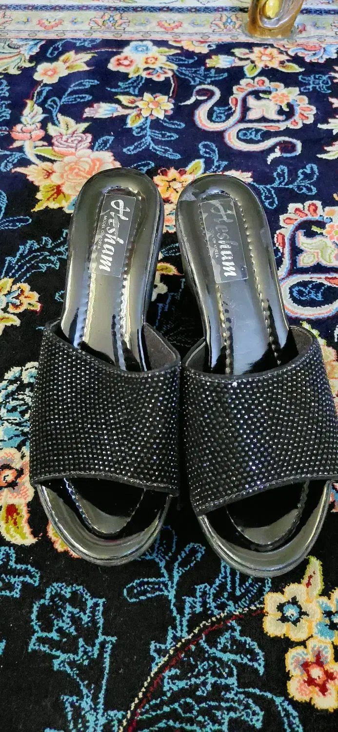 دمپایی نگین دار مجلسی|کیف، کفش، کمربند|تهران, شادآباد|دیوار