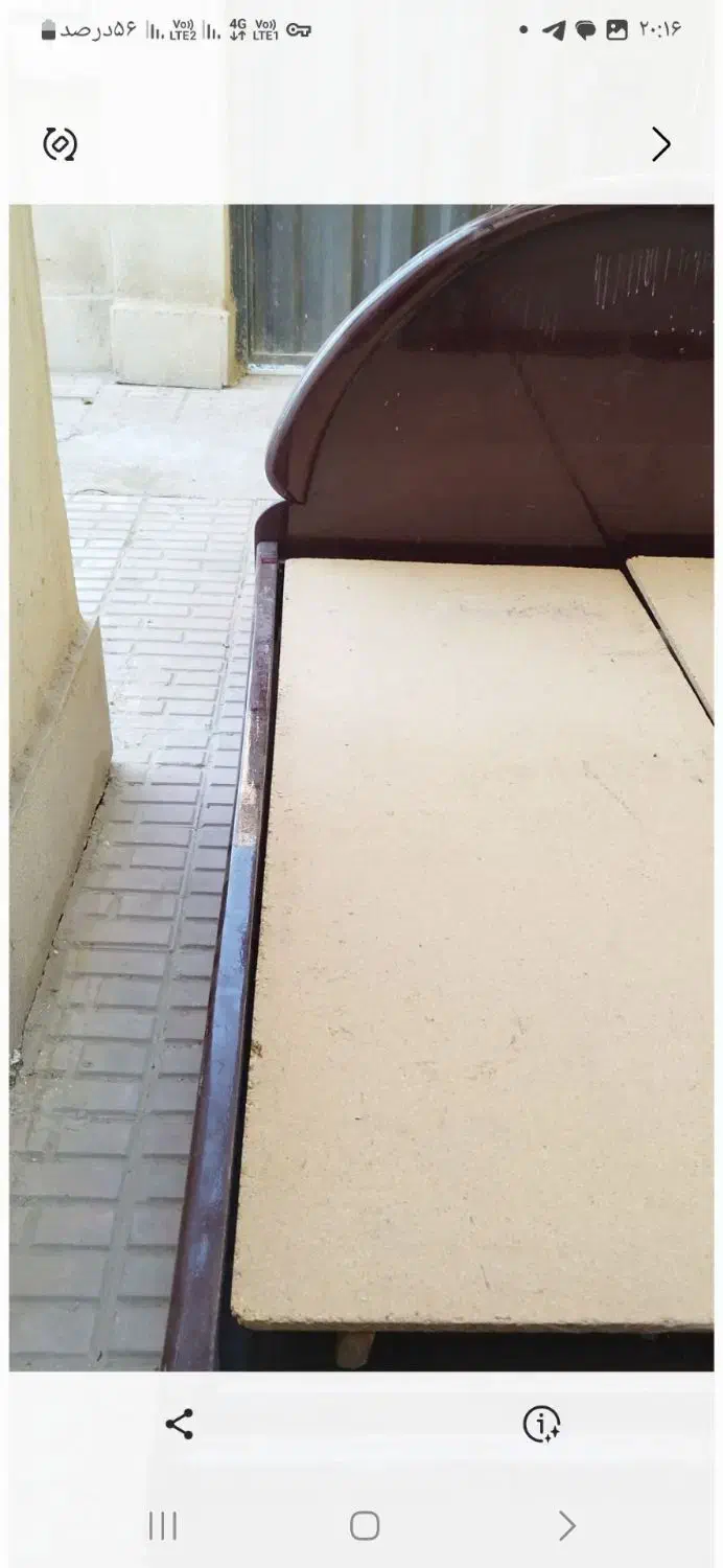 تخت دونفره|تخت و سرویس خواب|باغستان, |دیوار