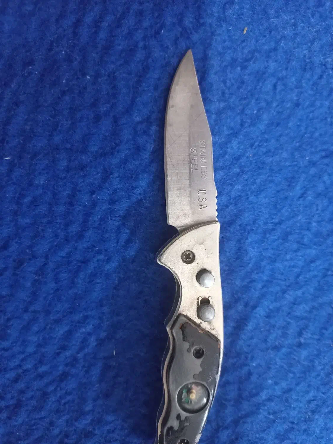 چاقو استیل اصل آمریکاه|کلکسیون اشیاء عتیقه|شیراز, منطقه هوایی شهید دوران|دیوار