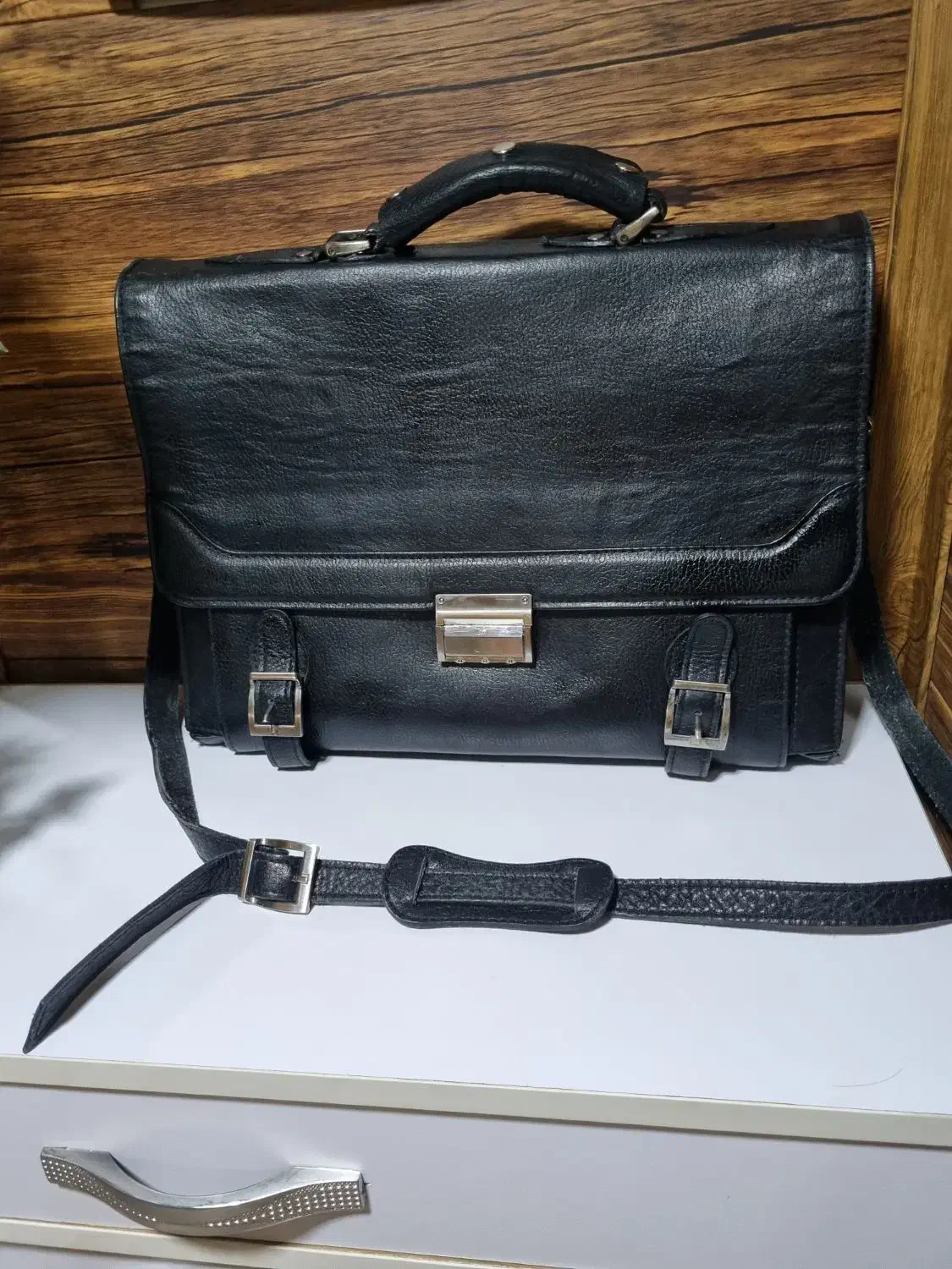 کیف چرم طبیعی اداری دانشجویی|کیف، کفش، کمربند|اصفهان, بهارستان|دیوار