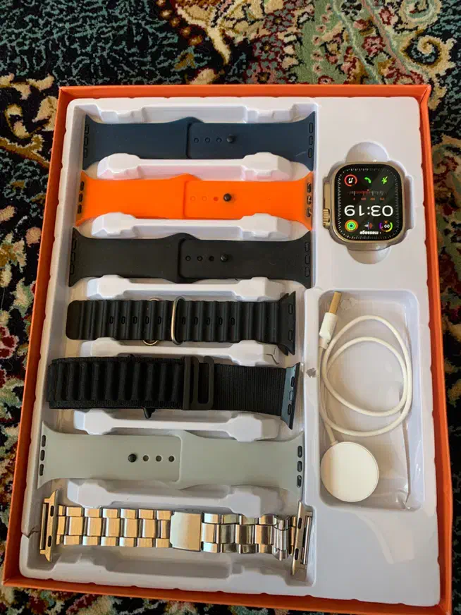 ساعت هوشمند اولترا ultra با ۷ بند با ایرپاد هدیه|ساعت|مشهد, کوثر|دیوار