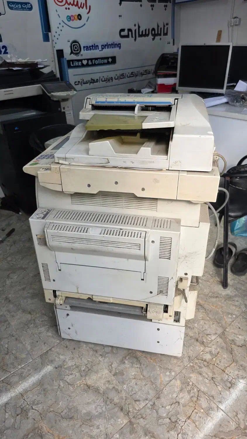 دستگاه سیاه سفید ریکو|پرینتر، اسکنر، کپی، فکس|رودسر, |دیوار