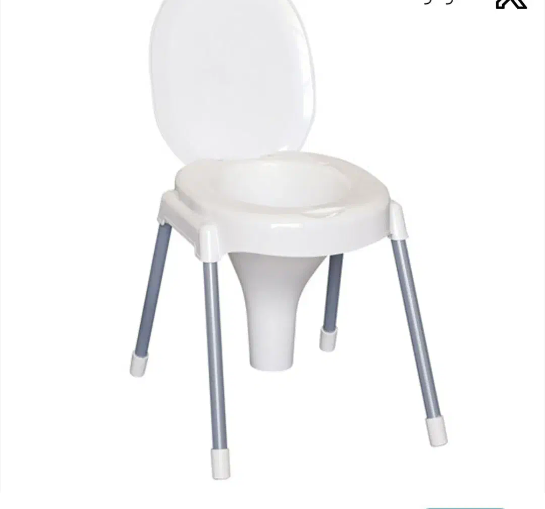 دستشو یی فر نگی پایه فلز ی دور باز|لوازم سرویس بهداشتی|زنجان, |دیوار