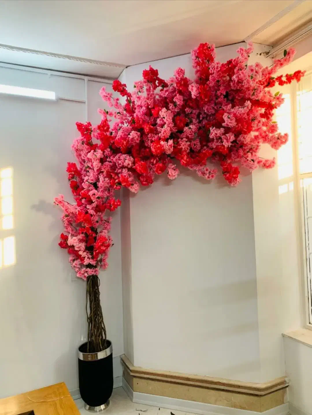 گرین وال شکوفه چمن انواع آیینه های پایه دار|گل مصنوعی|کرمان, |دیوار