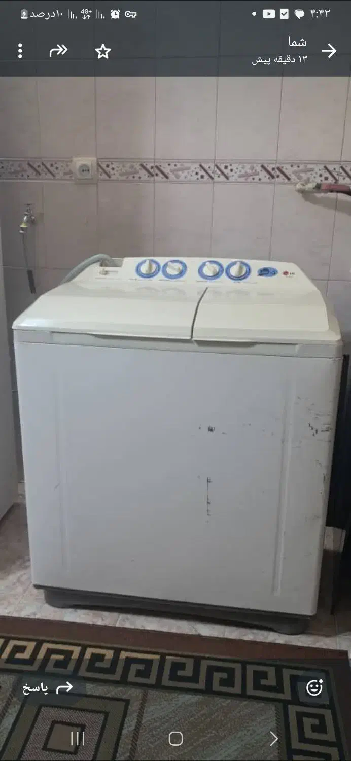 لباسشویی دوقلو|ماشین لباسشویی و خشککن لباس|اندیشه, اندیشه فاز ۱|دیوار