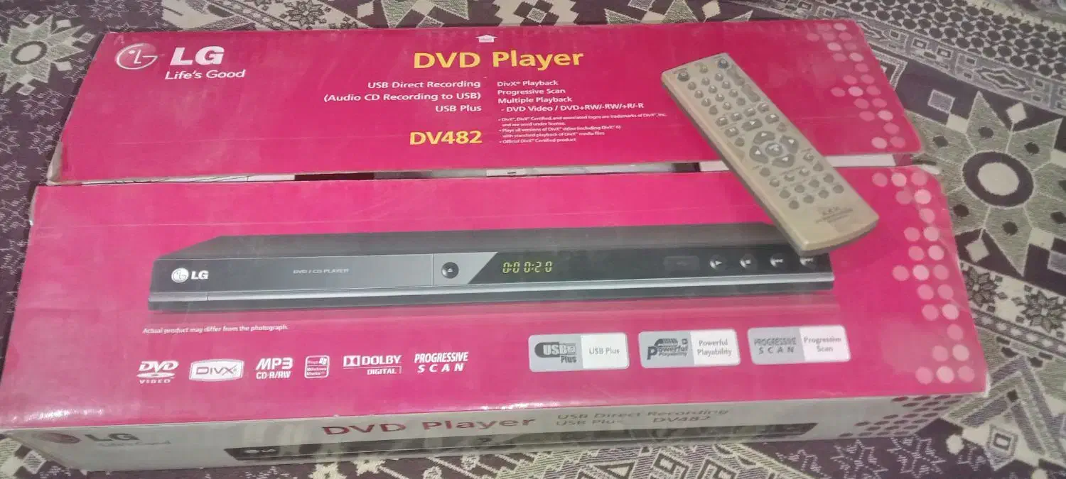 دی وی دی پلیرسی دی خور استفاده نشده|صوتی و تصویری|تهران, جوادیه|دیوار