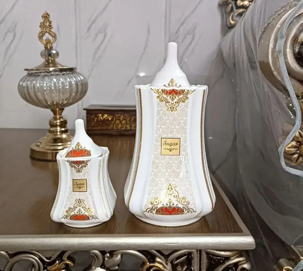 سرویس پاسماوری چینی آکبند|ظروف سرو و پذیرایی|قم, نوبهار|دیوار