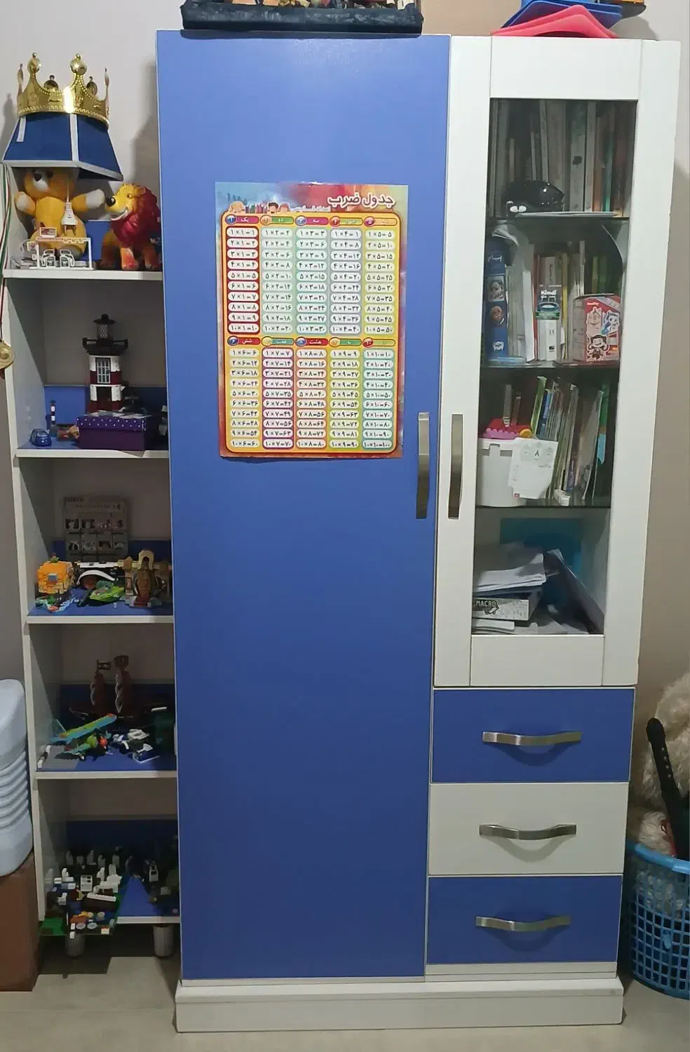 کمد کودک|جاکفشی، کمد، دراور|پرند, فاز ۴|دیوار