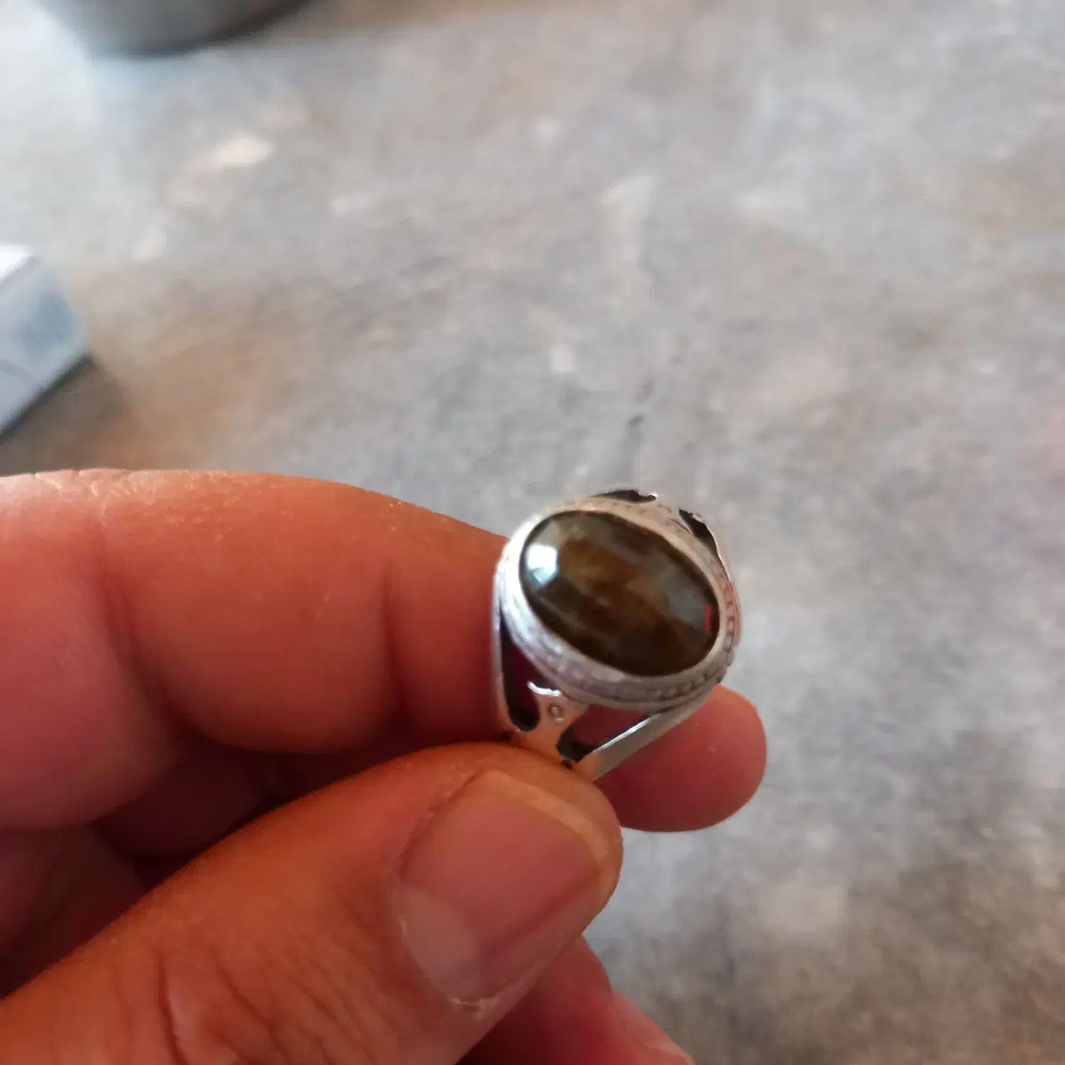 انگشتر نقره|کلکسیون اشیاء عتیقه|تبریز, |دیوار