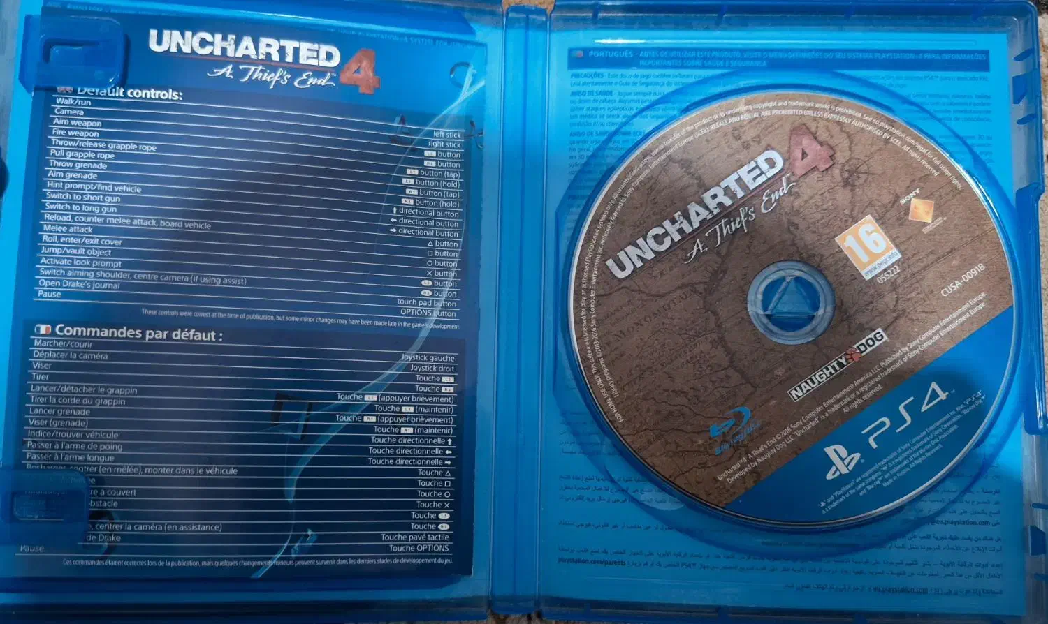 دیسک بازی ancharted 4 (آنچارتد۴) ps4|کنسول، بازی ویدئویی و آنلاین|تهران, نیلوفر|دیوار