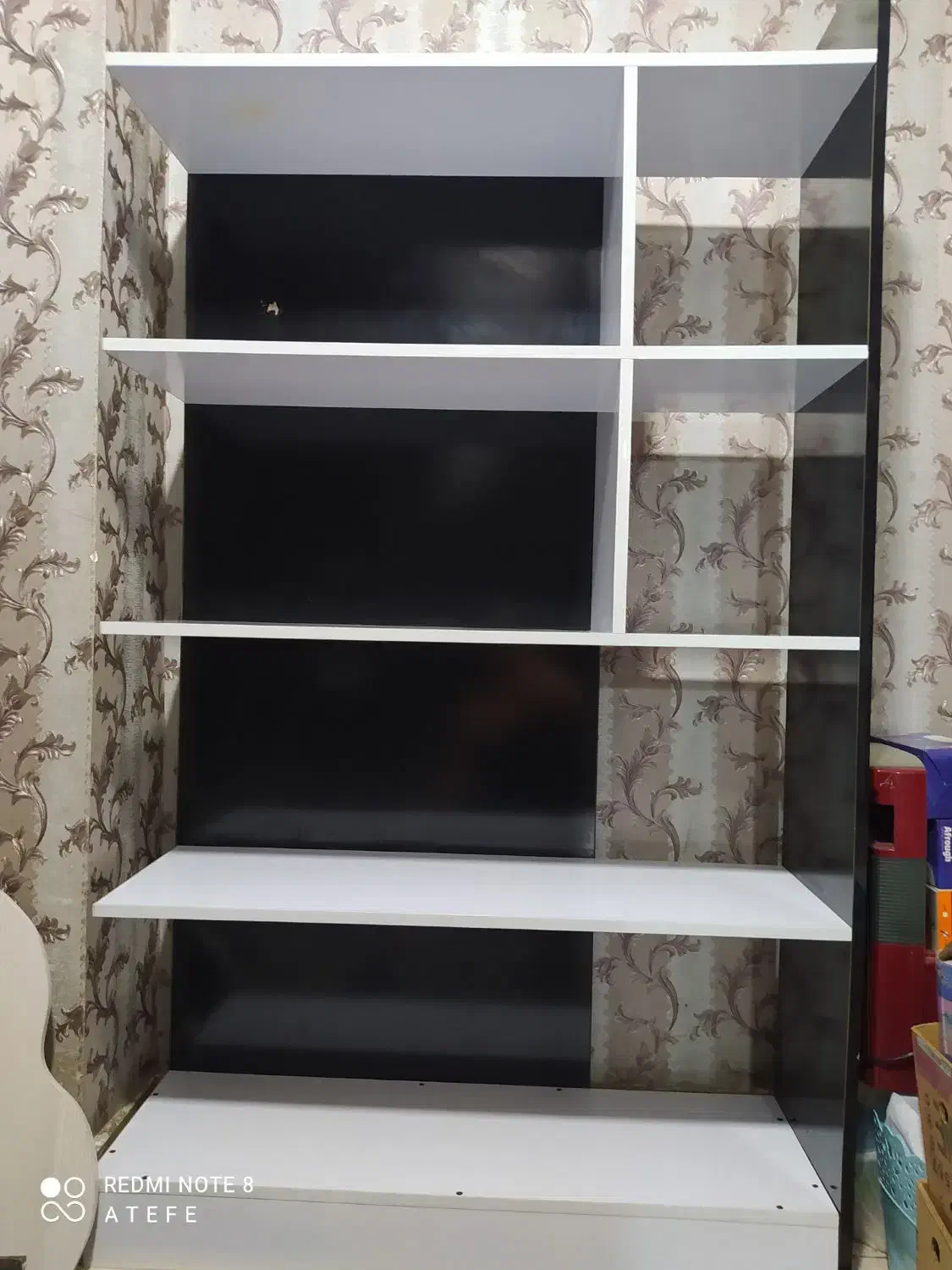 کتابخانه کاملا نو|کتابخانه، شلف، قفسه‌های دیواری|اهواز, کوی طالقانی|دیوار
