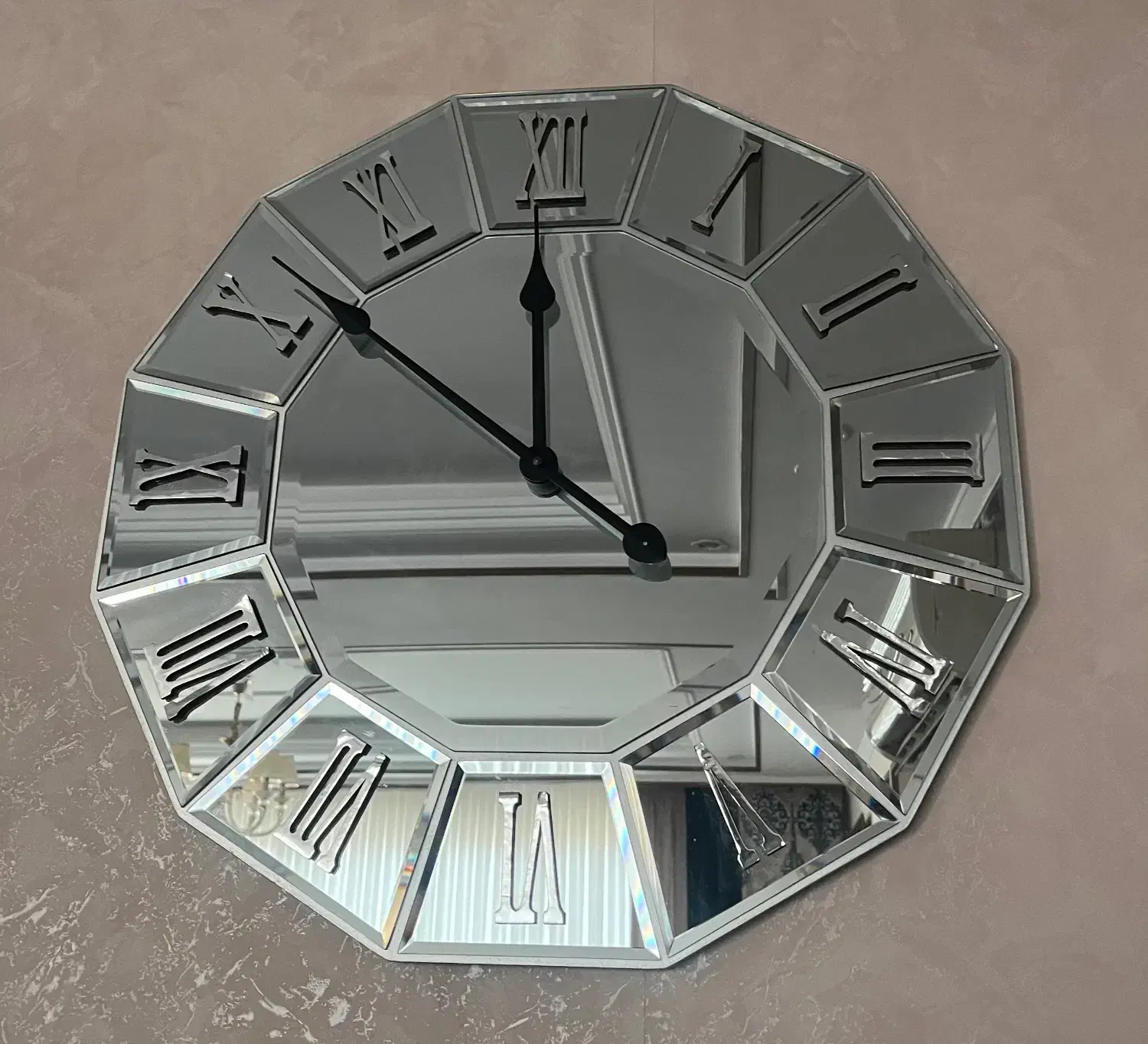 ساعت دیواری شیشه‌ای|ساعت دیواری و تزئینی|تهران, باغ خزانه|دیوار