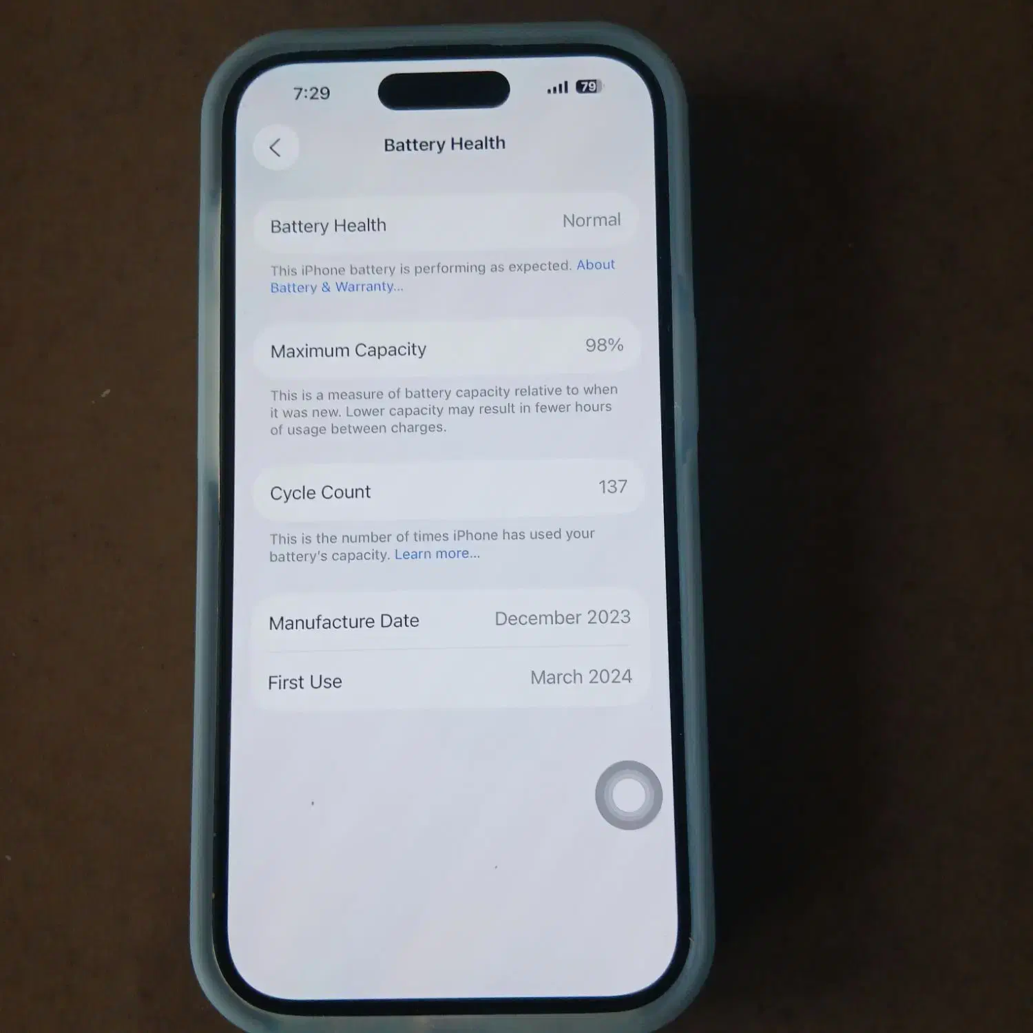 آیفون ۱۵ نرمال iphone 15 normal|موبایل|کرج, فاز ۳ گوهردشت|دیوار